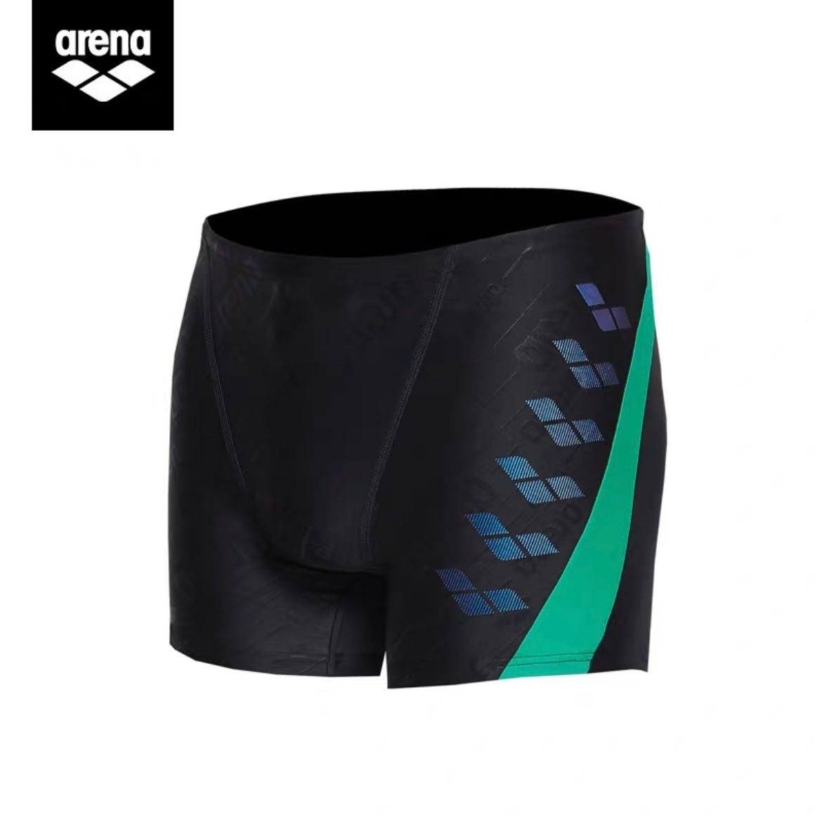 ARENA男士專業平角抗氯泳褲 (暗紋印花)