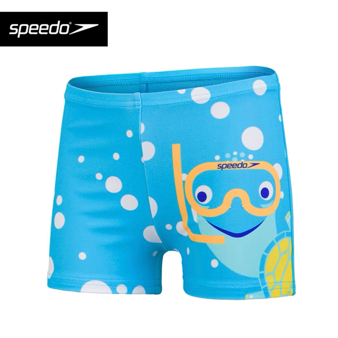 SPEEDO男童平角抗氯泳褲 (開心海龜)