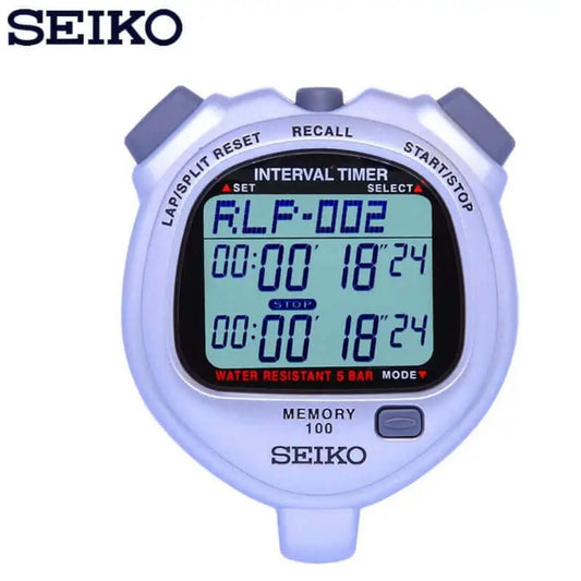 [公價] SEIKO日本精工健身運動跑步游泳計時器 (灰色)